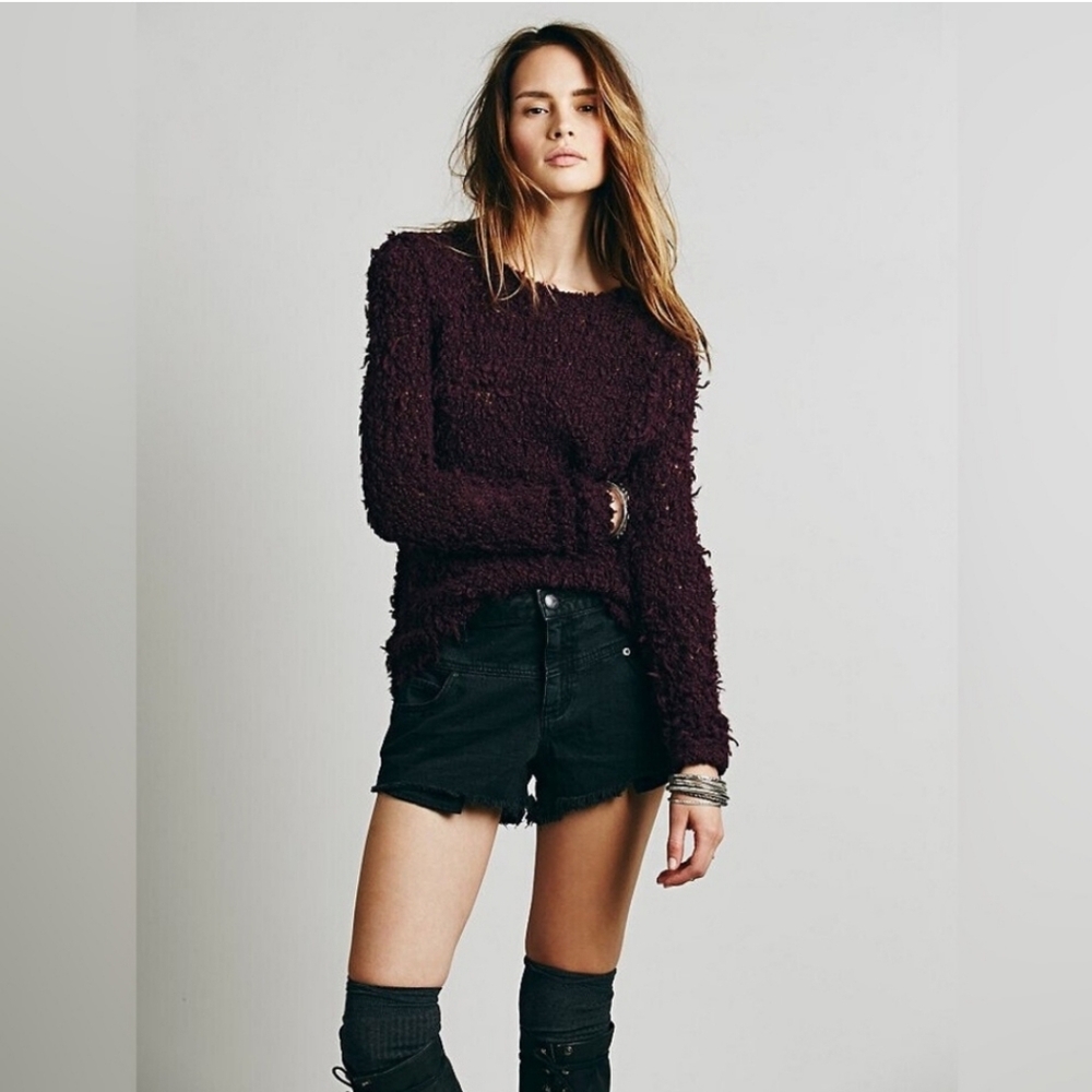 77. Free People Shaggy Sweater